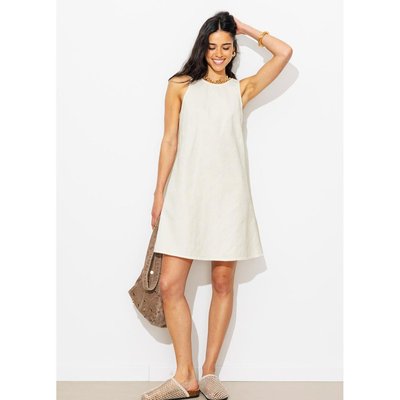 Robe courte jean brodé PROMOD