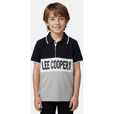 Polo manches courtes imprimé, col chemise RUGBY LEE COOPER