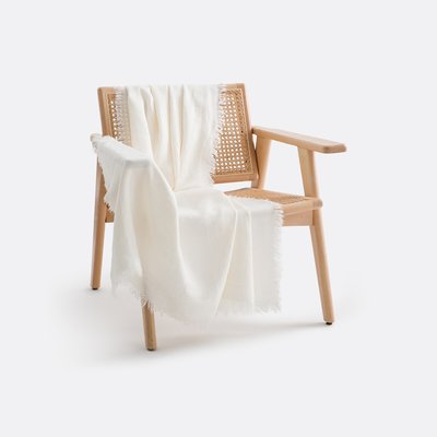 Linange 100% Washed Linen Throw LA REDOUTE INTERIEURS