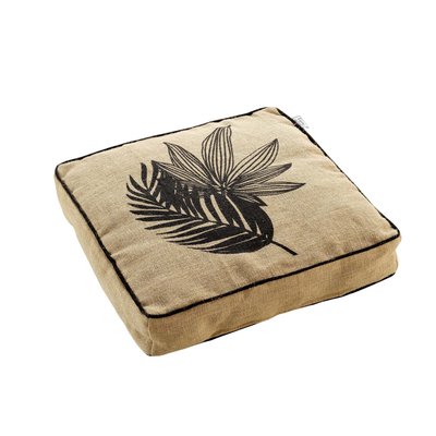 Coussin de sol Collection Duo de feuilles DOUCEUR D'INTÉRIEUR