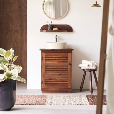Meuble sous vasque en acacia massif 60 cm LOGGIA TIKAMOON