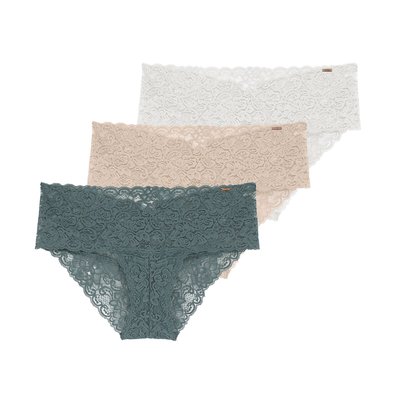 Lot de 3 culottes dentelle Lana DORINA