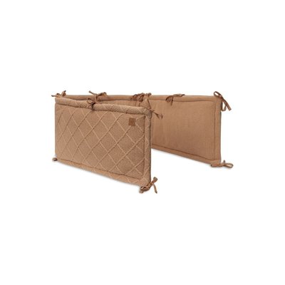 Tour de lit 180 x 30 cm Check Knit Biscuit JOLLEIN