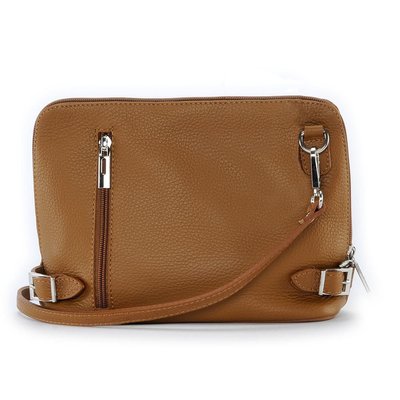 Sac bandoulière en cuir grainé italien MIA OH MY BAG