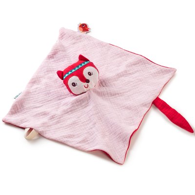 Doudou attache sucette Alice la renarde LILLIPUTIENS