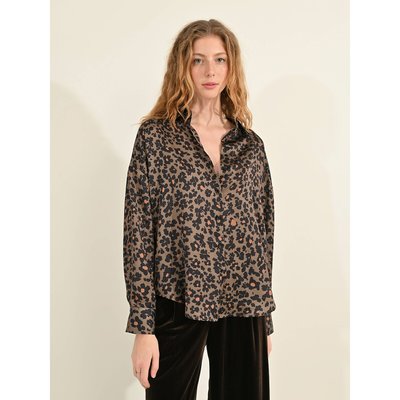 Chemise ample imprimée, satinée MOLLY BRACKEN