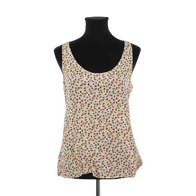 Top sans manche en soie - Bon État AMERICAN VINTAGE
