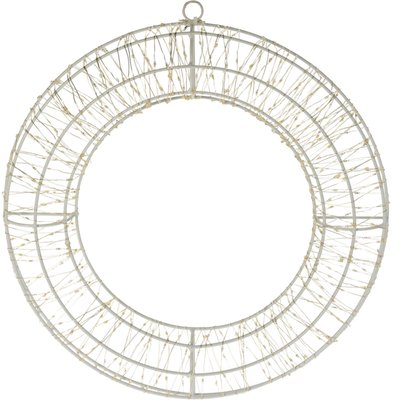 Couronne de Noël LED extérieure - 38cm WADIGA