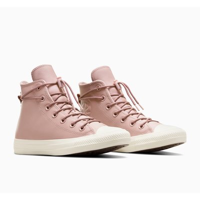 Converse cuir femme rose shop
