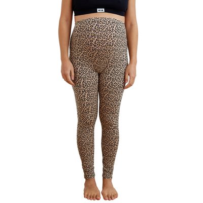 Legging de grossesse imprimé léopard en coton biologique* VERTBAUDET