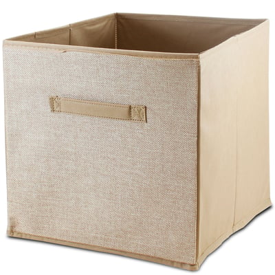Panier de rangement cube jute 31x31x31cm WADIGA