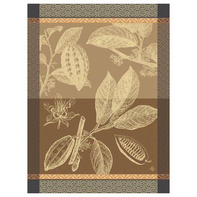 Torchon en Coton, CHOCOLATS - FÈVE LE JACQUARD FRANCAIS