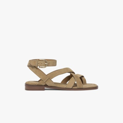 Sandale Plate en cuir NANCY BOCAGE
