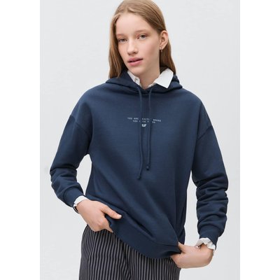 Sweater à capuche coton MANGO TEEN