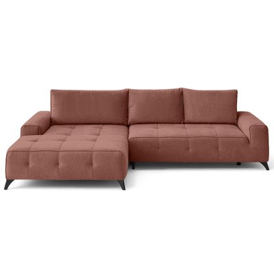 Canapé d'Angle Convertible en Tissu texturé 4 places - RIMINI LISA DESIGN