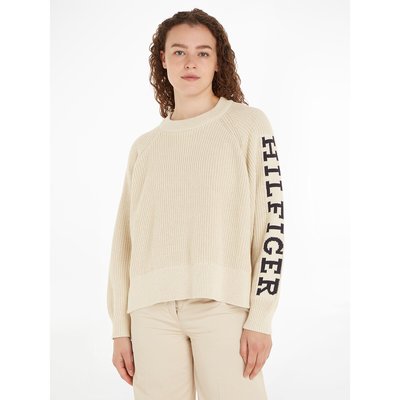 Oversized-Pullover mit Logo TOMMY HILFIGER