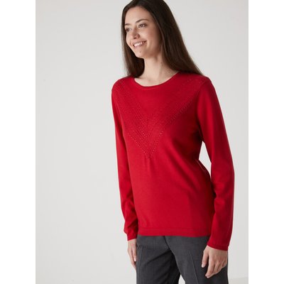 Pull maille fantaisie détails rivets DAXON