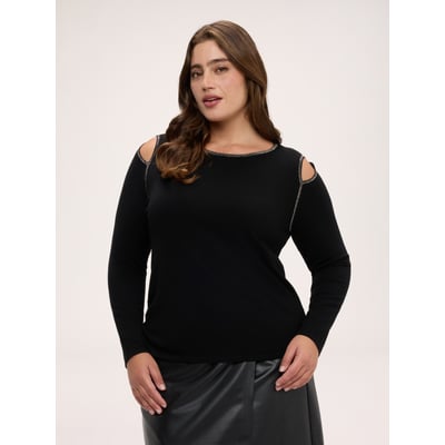 Pull avec détails cut out FIORELLA RUBINO
