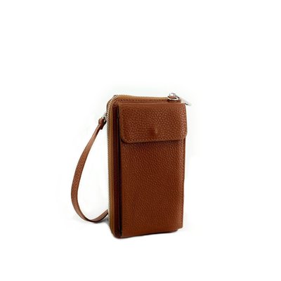 Mini-sac pochette en cuir grainé italien STREET OH MY BAG