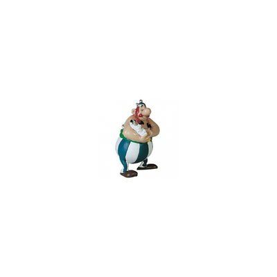 Figurine- Obelix Tenant Idefix PLASTOY