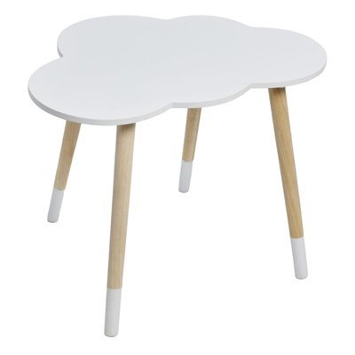 Table enfant en bois forme nuage LA TETE DANS LES NUAGES FACTORY
