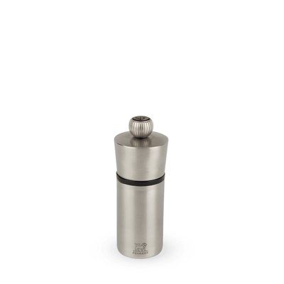 Moulin à poivre de poche en inox et sa pochette, 10 cm Pocket PEUGEOT