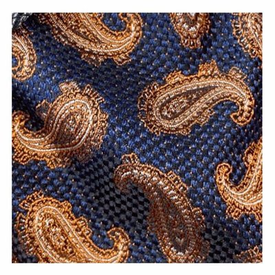Cravate en soie à motif Paisley DRAEGER PARIS