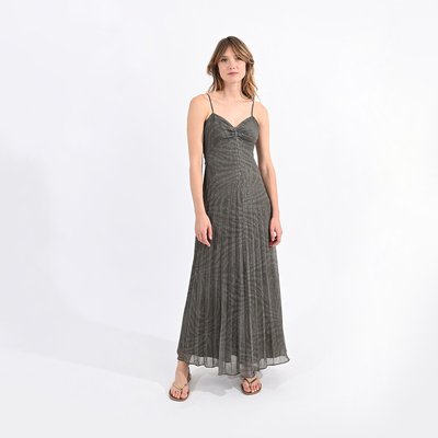 Robe longue imprimée, à fines bretelles MOLLY BRACKEN