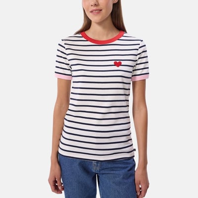 T-shirt l'iconique, rayé col rond PETIT BATEAU