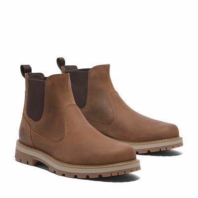 Boots Chelsea cuir Britton Road Mid TIMBERLAND