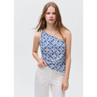Top asymétrique imprimé MANGO TEEN