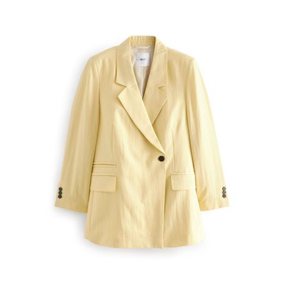 Blazer asymétrique en tencel coupe classique NEXT