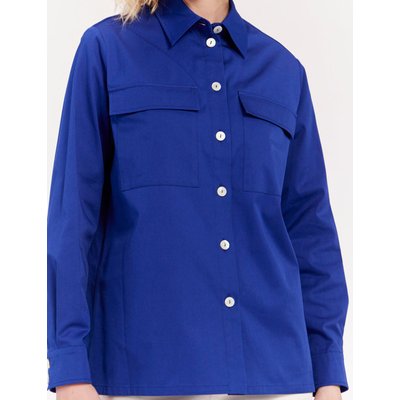 Chemise Chandler orange velours INES DE LA FRESSANGE PARIS