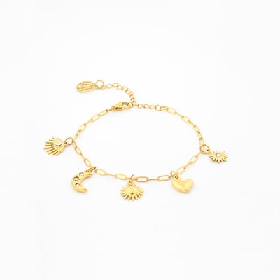 Bracelet charms en acier inoxydable BALABOOSTE
