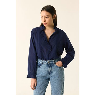 Chemisier manches longues, col mao, boutonnée ETHE DES PETITS HAUTS