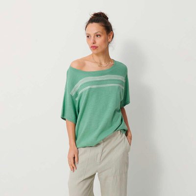 Pull MARTIN manches courtes en coton mélangé BENSIMON