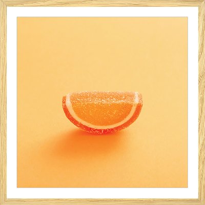 Affiche cuisine bonbon à l'orange HEXOA
