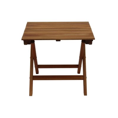 Table basse de jardin pliante en bois massif L40 cm ITZA MILIBOO