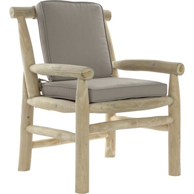 Fauteuil en teck, collection Balines brewi RECOLLECTION