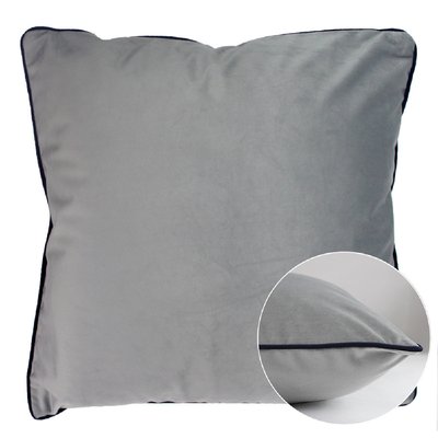Housse de coussin polyester antitache VELOURS UNI GARNIER-THIEBAUT