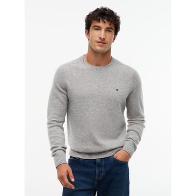 Pull col rond en laine TOMMY HILFIGER