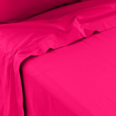 Drap de lit percale de coton NEO CARRE BLANC