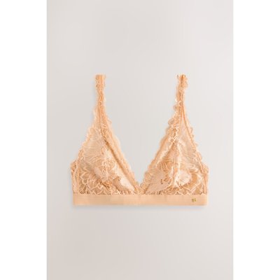 Brassière en dentelle florale et microfibre NEXT
