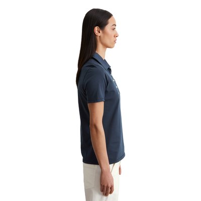 Polo à manches courtes slim avec détails de mélange de matériaux MARC O'POLO