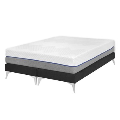 Pack 2 sommiers tapissiers avec matelas Bois massif  HOCÉA AKITEN RETAIL