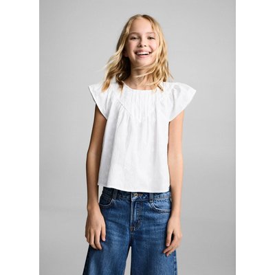 Blouse coton broderies MANGO KIDS