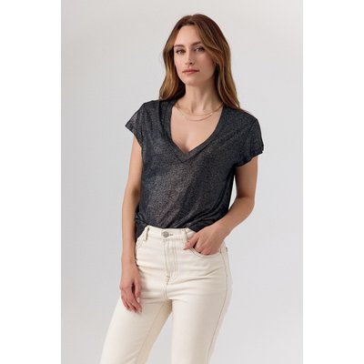 T-shirt col V coupe épurée MAELYS ARTLOVE