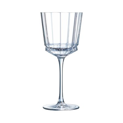 6 verres à pied 35cl Macassar - Cristal d'Arques - Verre ultra transparent au design vintage CRISTAL D ARQUES