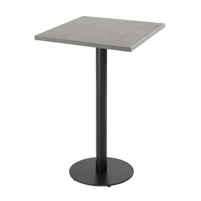 Table haute en aggloméré avec revêtement mélaminé RIVOLI OVIALA