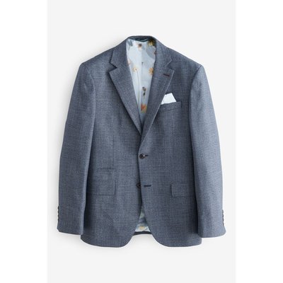 Veste de costume texturée à liseré NEXT